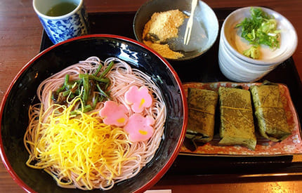 奈良蕎麦の定食
