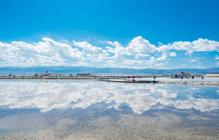 茶卡塩湖——天空の城1